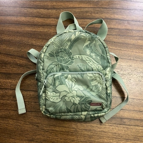NWT Victoria\'s Secret VS PINK Mini Backpack Dusty Teal Floral main image 5